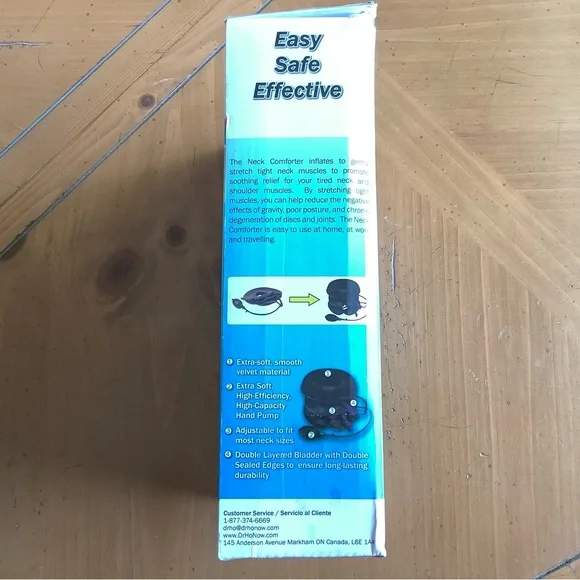 Comfortable Inflatable Neck Support - Purple - Picture 2 of 5